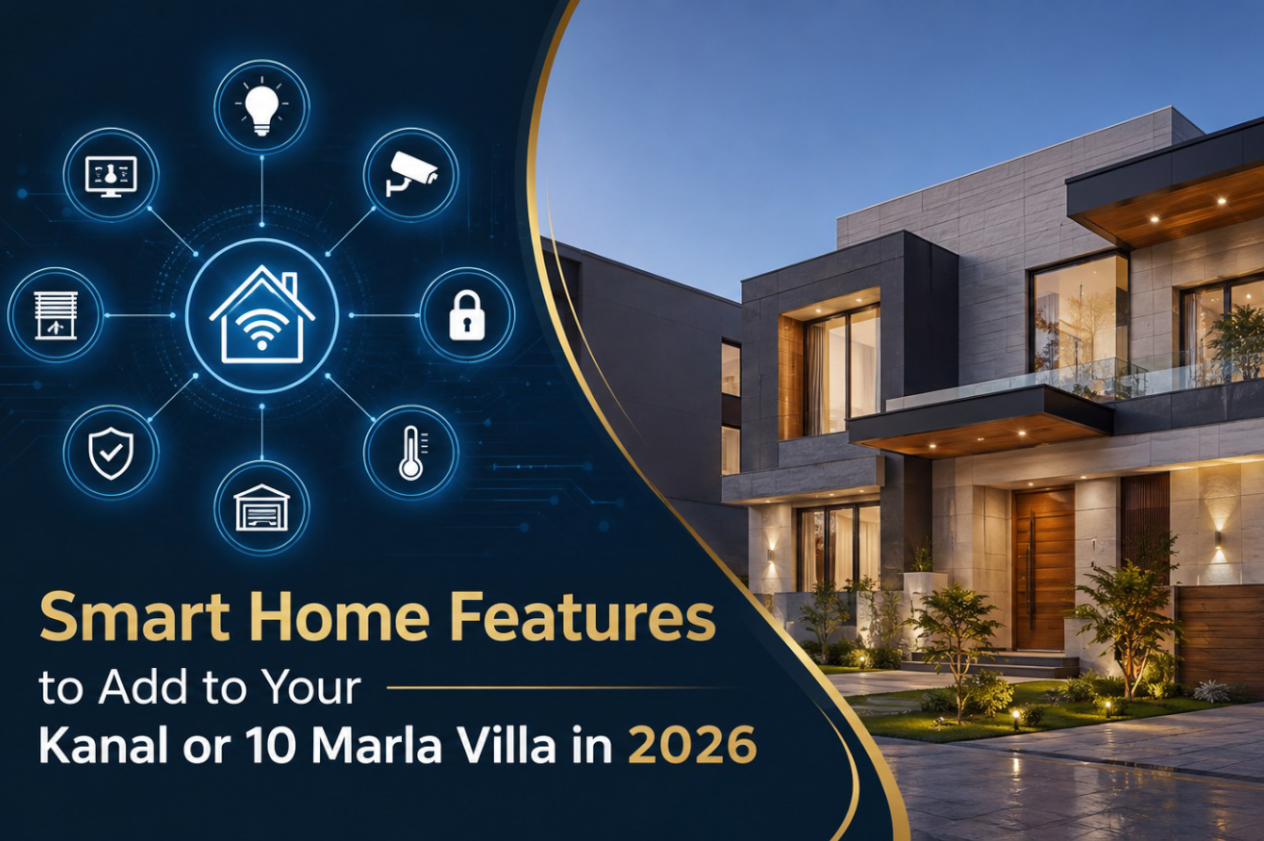 Smart Home Features to Add to Your Kanal or 10 Marla Villa in 2026